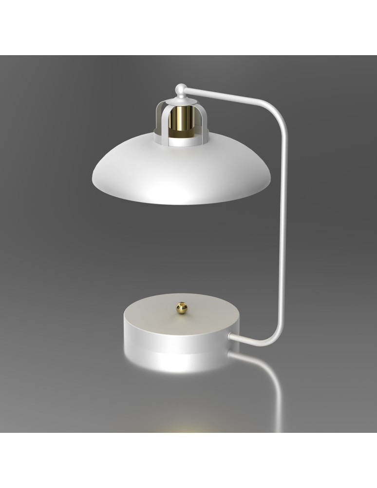 Decorative table lamps - Milagro Desk Lamp FELIX WHITE/GOLD 1xE27 MLP7706 - product kolory-swiatla.pl 2