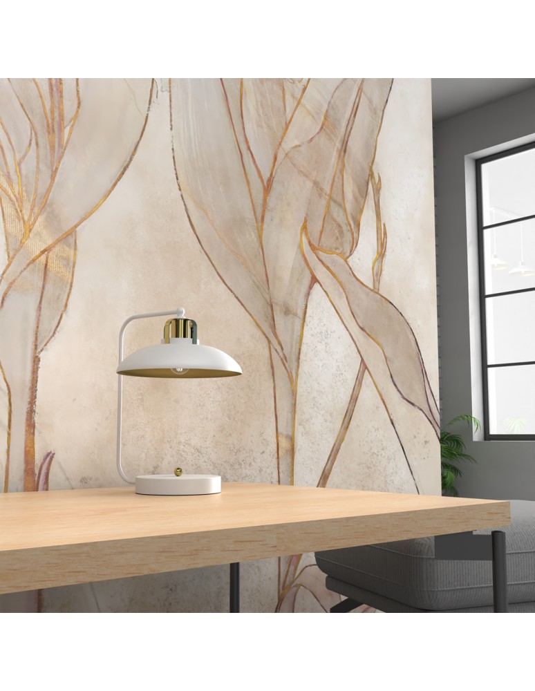 Decorative table lamps - Milagro Desk Lamp FELIX WHITE/GOLD 1xE27 MLP7706 - product kolory-swiatla.pl 3