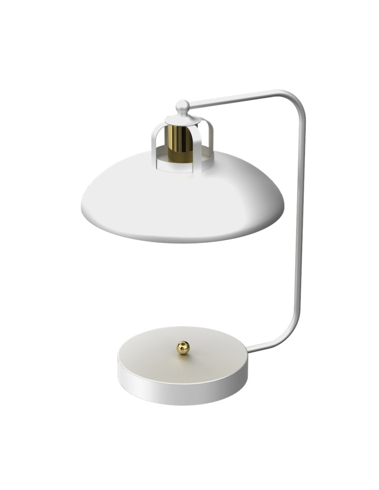 Decorative table lamps - Milagro Desk Lamp FELIX WHITE/GOLD 1xE27 MLP7706 - product kolory-swiatla.pl 6