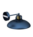 Loft wall lamps - industrial - Milagro Wall lamp FELIX NAVY BLUE/GOLD 1xE27 MLP7712 - product 6