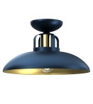 Loft ceiling lamps - industrial - Milagro FELIX NAVY BLUE/GOLD 1xE27 MLP7713 ceiling lamp. - product 1