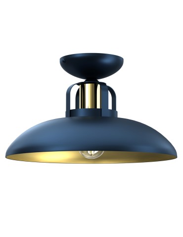 Milagro FELIX NAVY BLUE/GOLD 1xE27 MLP7713 ceiling lamp.