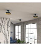 Loft ceiling lamps - industrial - Milagro FELIX NAVY BLUE/GOLD 1xE27 MLP7713 ceiling lamp. - product 3