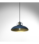 Loft pendant lamps - Milagro FELIX NAVY BLUE/GOLD 1xE27 pendant lamp MLP7714 - product 2
