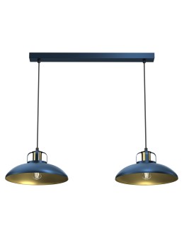Milagro Lampa wisząca FELIX NAVY BLUE/GOLD 2xE27 MLP7715