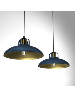 Milagro Lampa wisząca FELIX NAVY BLUE/GOLD 2xE27 MLP7715 - produkt 2
