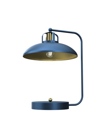 Milagro Desk Lamp FELIX NAVY BLUE/GOLD 1xE27 MLP7716