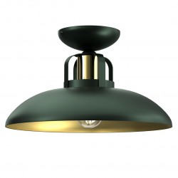 Milagro Lampa sufitowa FELIX GREEN/GOLD 1xE27 MLP7708