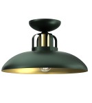 Loft ceiling lamps - industrial - Milagro FELIX GREEN/GOLD 1xE27 MLP7708 ceiling lamp. - product 4
