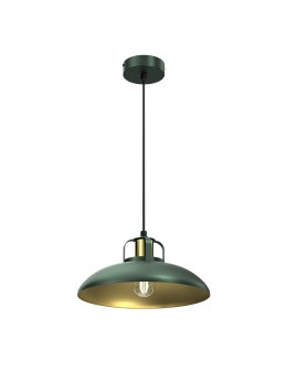 Milagro Lampa wisząca FELIX GREEN/GOLD 1xE27 MLP7709