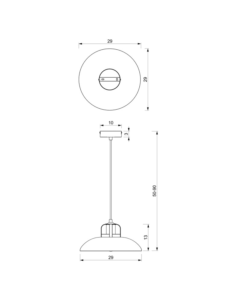 Loft pendant lamps - Milagro FELIX GREEN/GOLD 1xE27 pendant lamp MLP7709 - product kolory-swiatla.pl 4