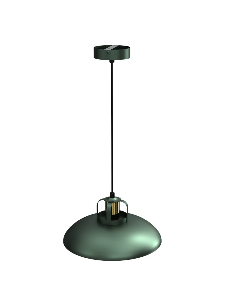 Loft pendant lamps - Milagro FELIX GREEN/GOLD 1xE27 pendant lamp MLP7709 - product kolory-swiatla.pl 6