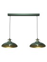Milagro FELIX GREEN/GOLD 2xE27 pendant lamp MLP7710