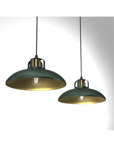Milagro FELIX GREEN/GOLD 2xE27 pendant lamp MLP7710 - product 2