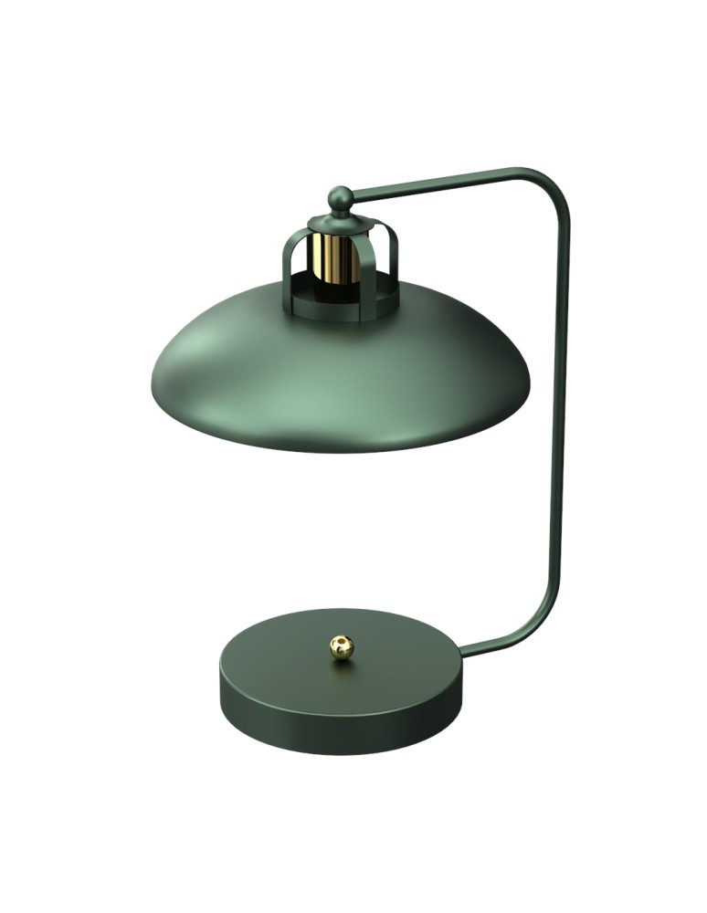 Decorative table lamps - Milagro Desk Lamp FELIX GREEN/GOLD 1xE27 MLP7711 - product kolory-swiatla.pl 6