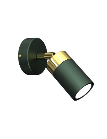Milagro Wall lamp JOKER GREEN/GOLD 1xGU10 MLP7717