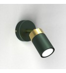 Adjustable wall lamps - Milagro Wall lamp JOKER GREEN/GOLD 1xGU10 MLP7717 - product 2