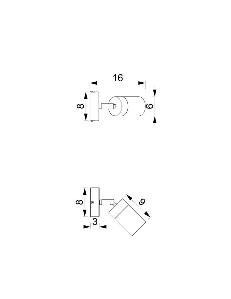 Adjustable wall lamps - Milagro Wall lamp JOKER GREEN/GOLD 1xGU10 MLP7717 - product kolory-swiatla.pl 5
