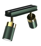 Adjustable ceiling lamps - spots - Milagro JOKER GREEN/GOLD 2xGU10 MLP7718 ceiling lamp. - product 3