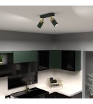 Adjustable ceiling lamps - spots - Milagro JOKER GREEN/GOLD 2xGU10 MLP7718 ceiling lamp. - product 4