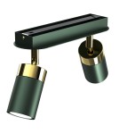 Adjustable ceiling lamps - spots - Milagro JOKER GREEN/GOLD 2xGU10 MLP7718 ceiling lamp. - product 6