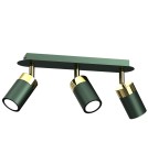Adjustable ceiling lamps - spots - Milagro JOKER GREEN/GOLD 3xGU10 MLP7719 ceiling lamp. - product 5