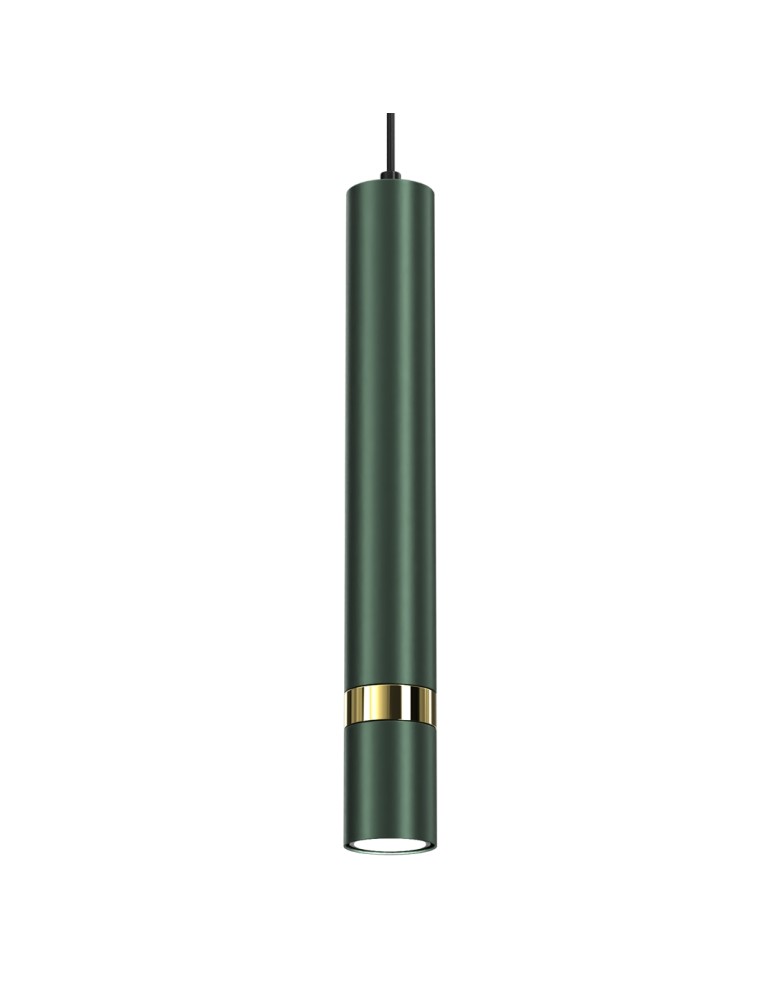 Pendant tube lamps - Milagro JOKER GREEN/GOLD 1xGU10 pendant lamp MLP7720 - product kolory-swiatla.pl 4