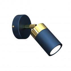 Milagro Kinkiet JOKER NAVY BLUE/GOLD 1xGU10 MLP7722