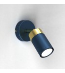 Adjustable wall lamps - Milagro Wall lamp JOKER NAVY BLUE/GOLD 1xGU10 MLP7722 - product 2