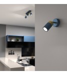 Adjustable wall lamps - Milagro Wall lamp JOKER NAVY BLUE/GOLD 1xGU10 MLP7722 - product 4