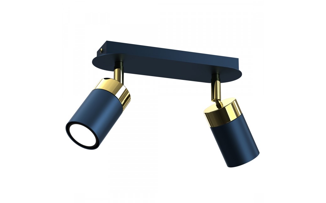 Milagro Lampa sufitowa JOKER NAVY BLUE/GOLD 2xGU10 MLP7723