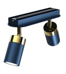 Adjustable ceiling lamps - spots - Milagro JOKER NAVY BLUE/GOLD ceiling lamp 2xGU10 MLP7723. - product 6