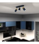 Adjustable ceiling lamps - spots - Milagro JOKER NAVY BLUE/GOLD 3xGU10 MLP7724 ceiling lamp. - product 4