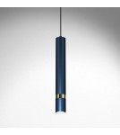 Pendant tube lamps - Milagro JOKER NAVY BLUE/GOLD 1xGU10 pendant lamp MLP7725 - product 2
