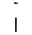 Pendant tube lamps - Milagro JOKER NAVY BLUE/GOLD 1xGU10 pendant lamp MLP7725 - product 3