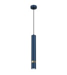 Pendant tube lamps - Milagro JOKER NAVY BLUE/GOLD 1xGU10 pendant lamp MLP7725 - product 7