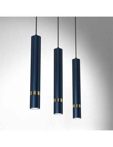 Milagro Lampa wisząca JOKER NAVY BLUE/GOLD 3xGU10 MLP7726 - produkt 2