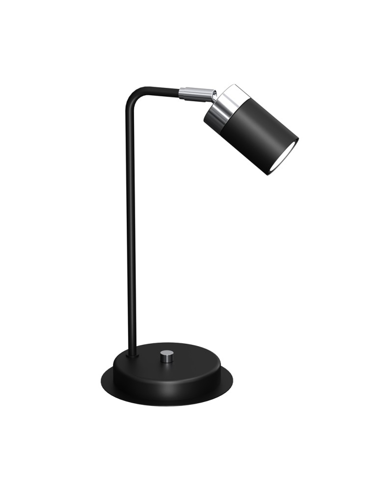 Desk lamps - Milagro JOKER BLACK/CHROME 1xGU10 bedside lamp MLP7749 - product kolory-swiatla.pl 1