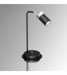 Desk lamps - Milagro JOKER BLACK/CHROME 1xGU10 bedside lamp MLP7749 - product 2