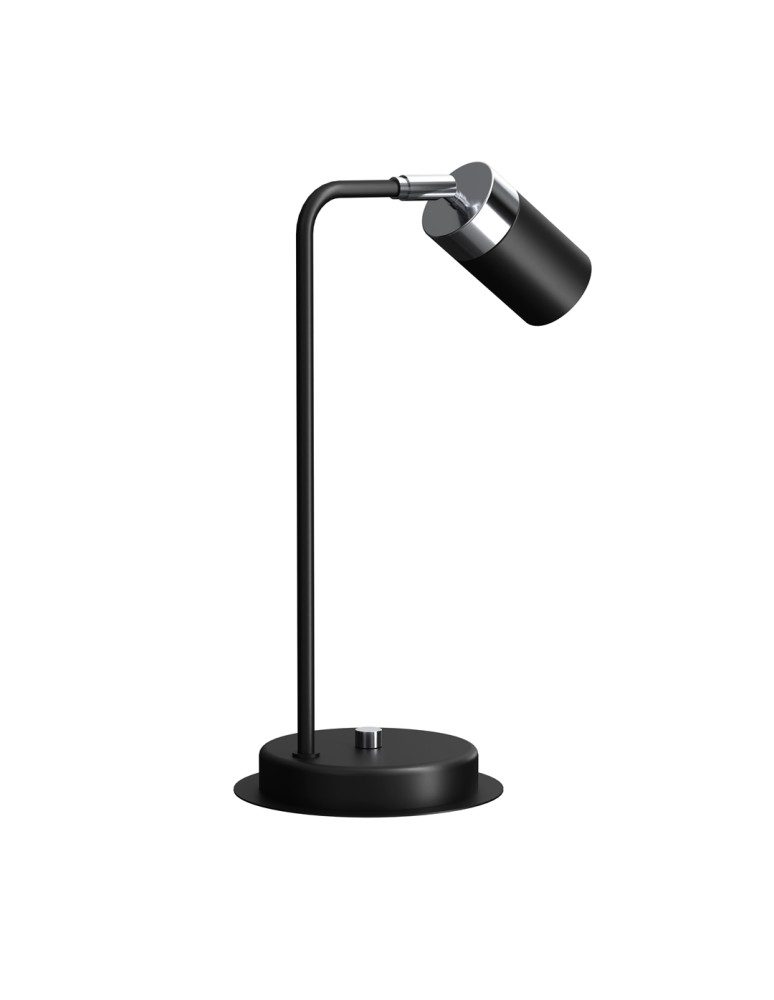 Desk lamps - Milagro JOKER BLACK/CHROME 1xGU10 bedside lamp MLP7749 - product kolory-swiatla.pl 3