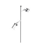 Adjustable floor lamps - Milagro Floor lamp JOKER WHITE/CHROME 1xGU10 MLP7752 - product 7