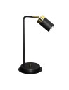 Milagro JOKER BLACK/GOLD 1xGU10 bedside lamp MLP7534