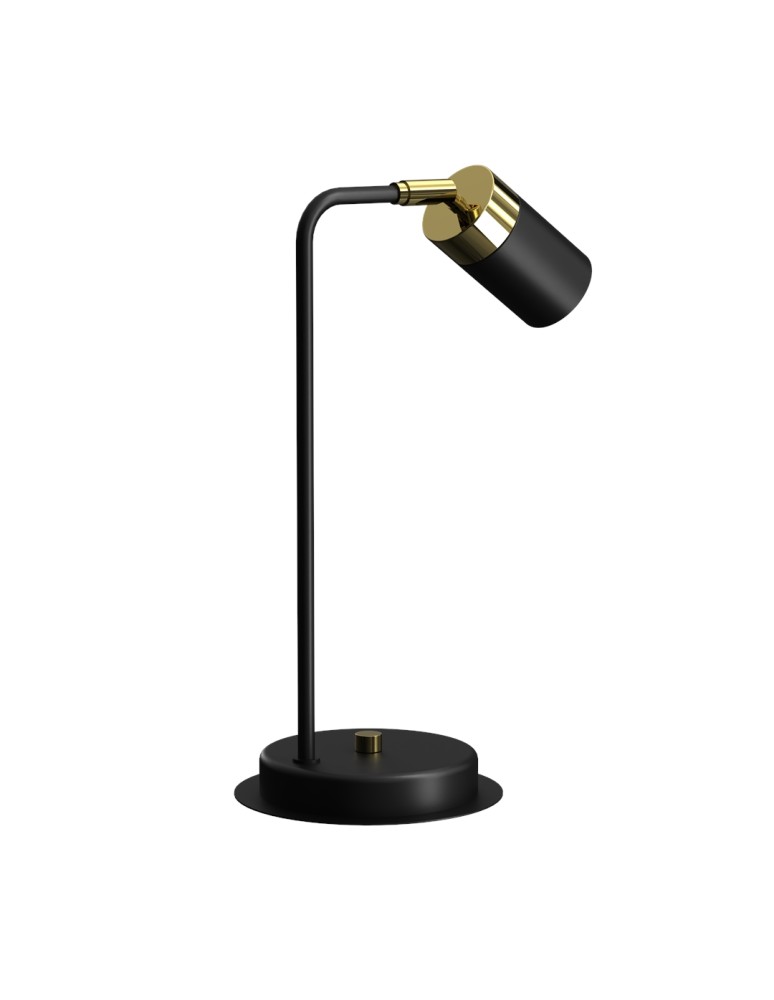 Desk lamps - Milagro JOKER BLACK/GOLD 1xGU10 bedside lamp MLP7534 - product kolory-swiatla.pl 7