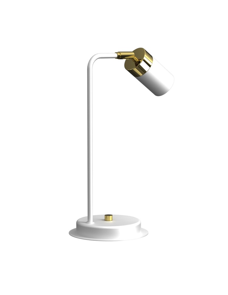 Desk lamps - Milagro JOKER WHITE/GOLD bedside lamp 1xGU10 MLP7536 - product kolory-swiatla.pl 3