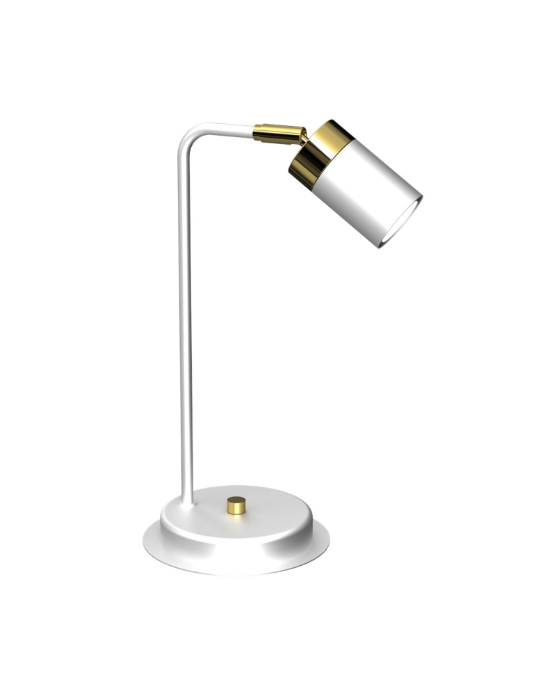 Desk lamps - Milagro JOKER WHITE/GOLD bedside lamp 1xGU10 MLP7536 - product kolory-swiatla.pl 6