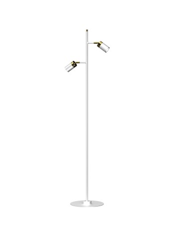 Milagro Floor lamp JOKER WHITE/GOLD 1xGU10 MLP7537