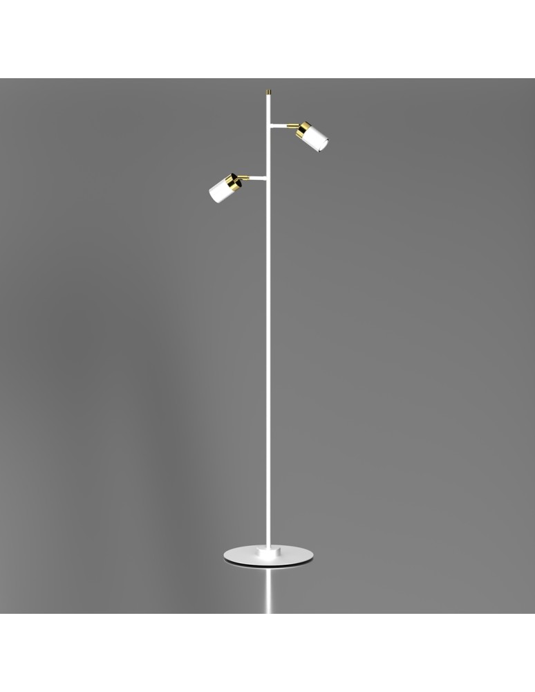 Adjustable floor lamps - Milagro Floor lamp JOKER WHITE/GOLD 1xGU10 MLP7537 - product kolory-swiatla.pl 2