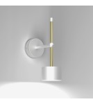 Milagro Kinkiet ARENA WHITE/GOLD 1xGX53 MLP7753