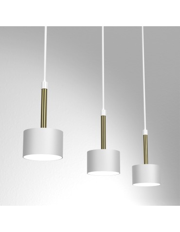 Milagro Lampa wisząca ARENA WHITE/GOLD 3xGX53 MLP7755 - produkt 2