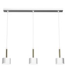 Pendant lamps on a strip - Milagro ARENA WHITE/GOLD 3xGX53 pendant lamp MLP7755 - product 6